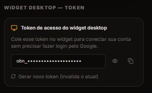 Token no site